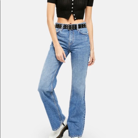 Free People laurel canyon high waisted flare Jean - Picture 3 of 16